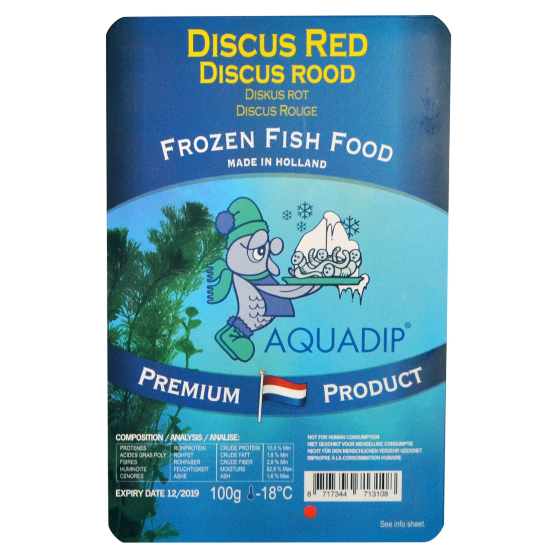 Discus Food Boost Red Colour Frozen Food 100g Blister Pack